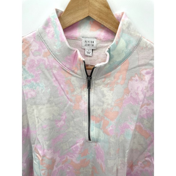Evereve | NWT Peyton Jensen Mia Tie Dye Zip Sweatshirt // L - Picture 11 of 13